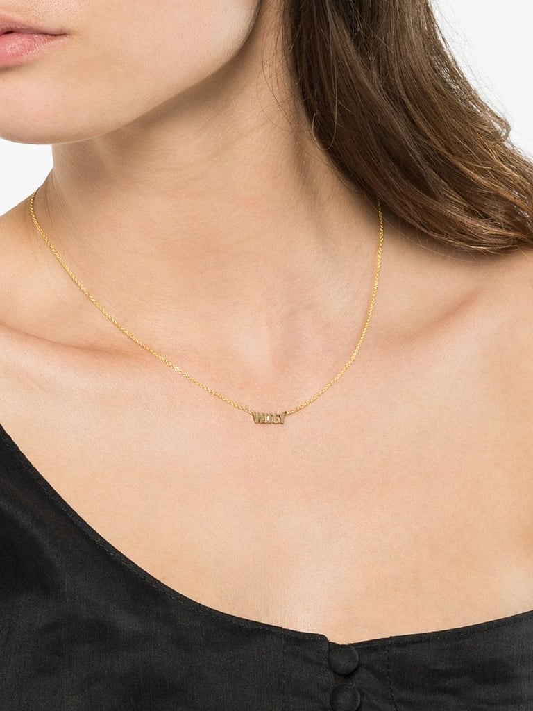 Established 14kt Yellow Gold Wifey Necklace