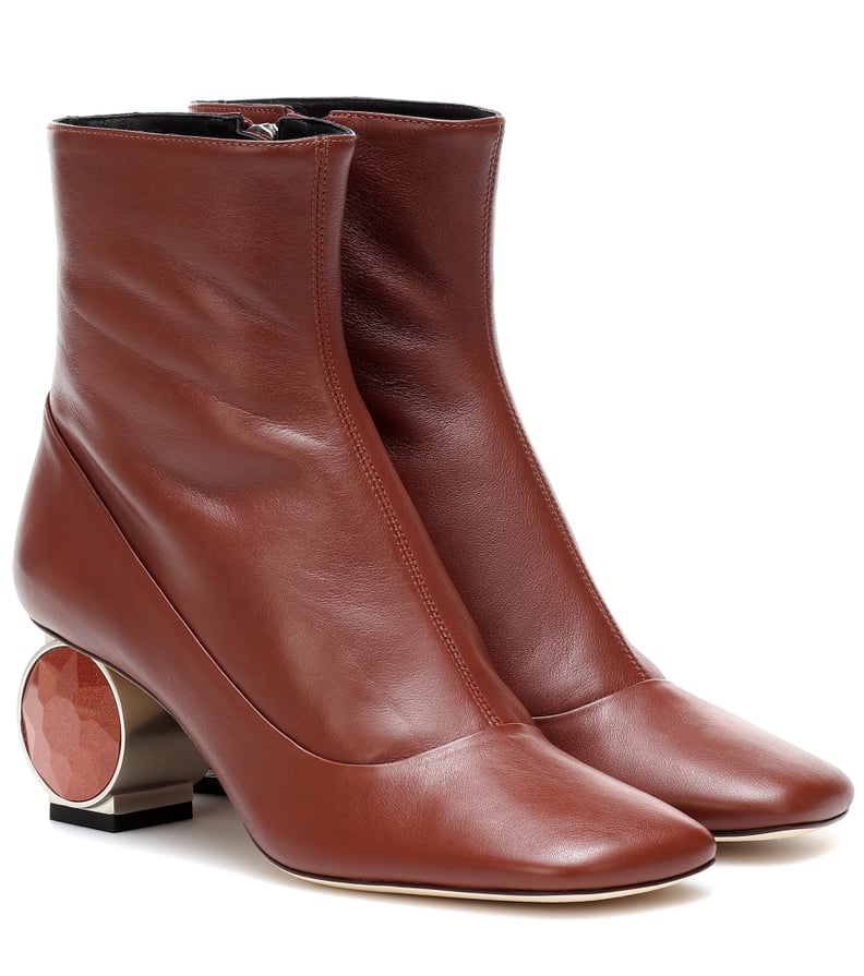 Loewe Leather Ankle Boots