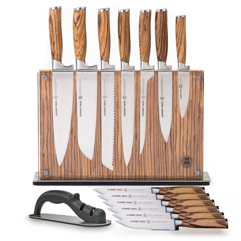 Schmidt Brothers Zebra Wood Cutlery (Set of 15)