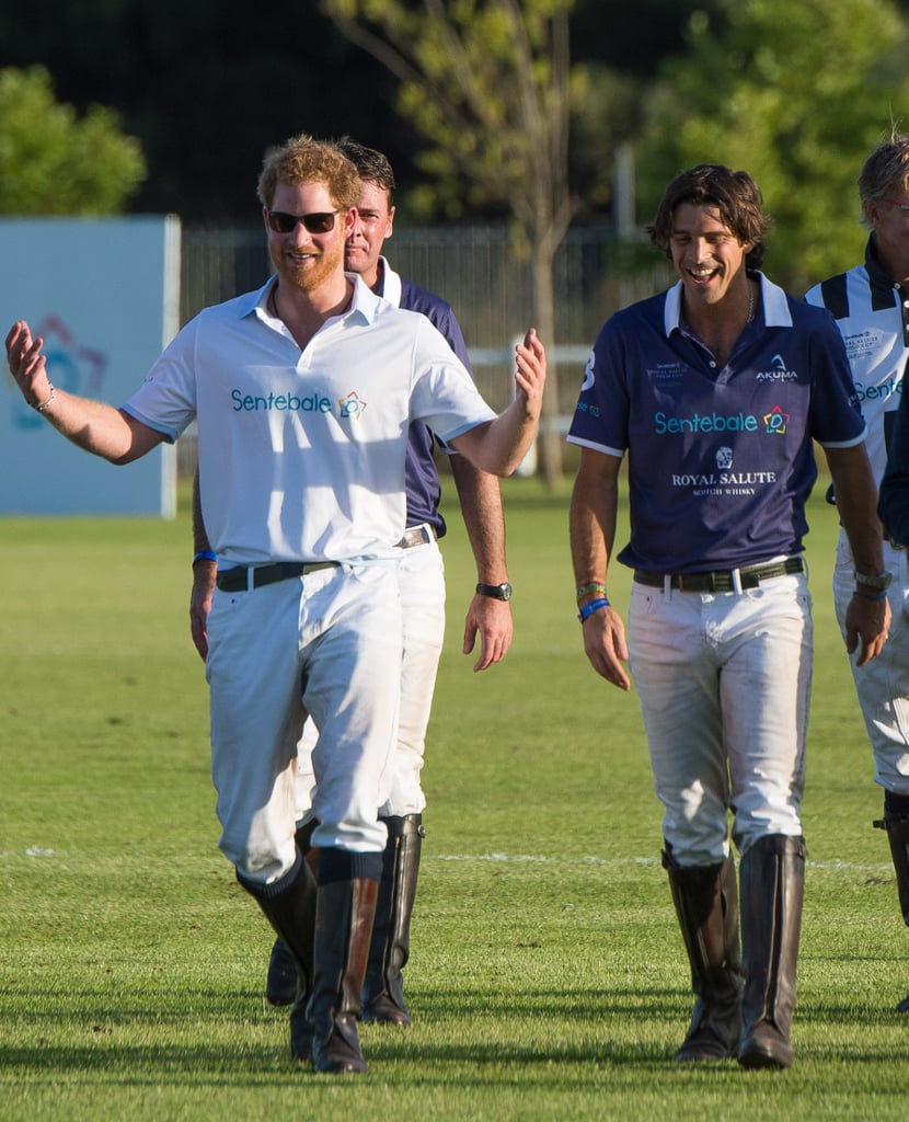 Prince Harry at Sentebale Royal Salute Polo Cup 2015
