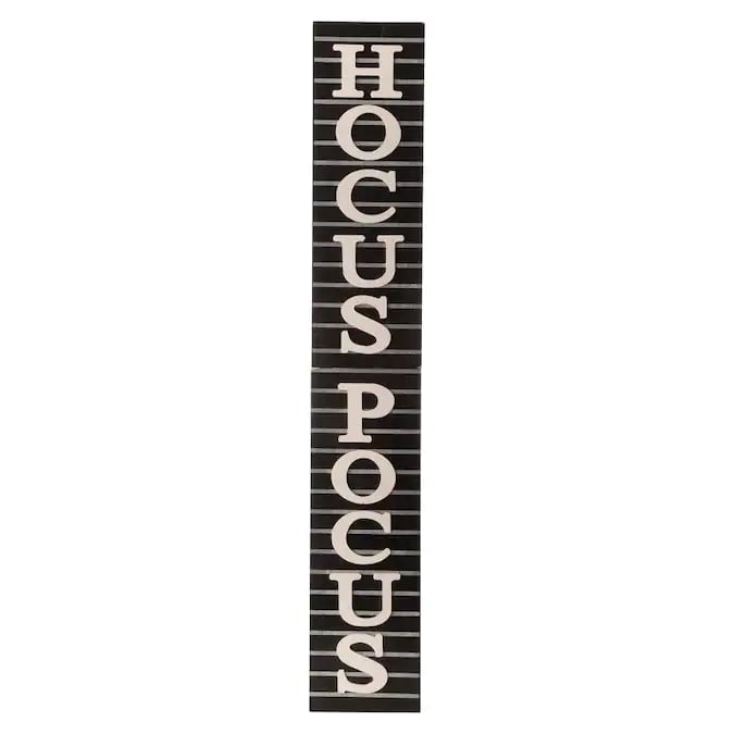 Glitzhome Happy Halloween Free Standing Decoration Porch Sign