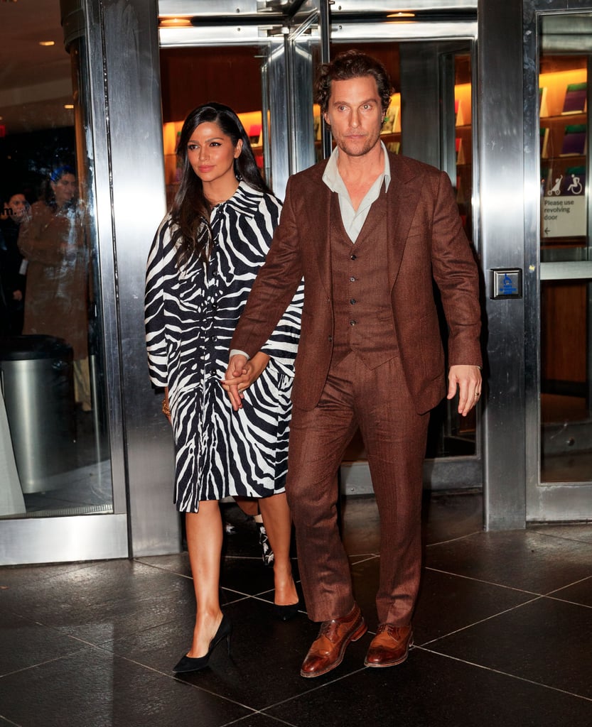 Matthew McConaughey and Camila Alves at Serenity Screening