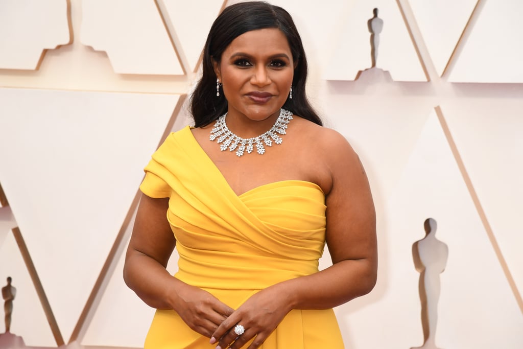 Mindy Kaling at the 2020 Oscars Oscars Statement Necklaces 2020