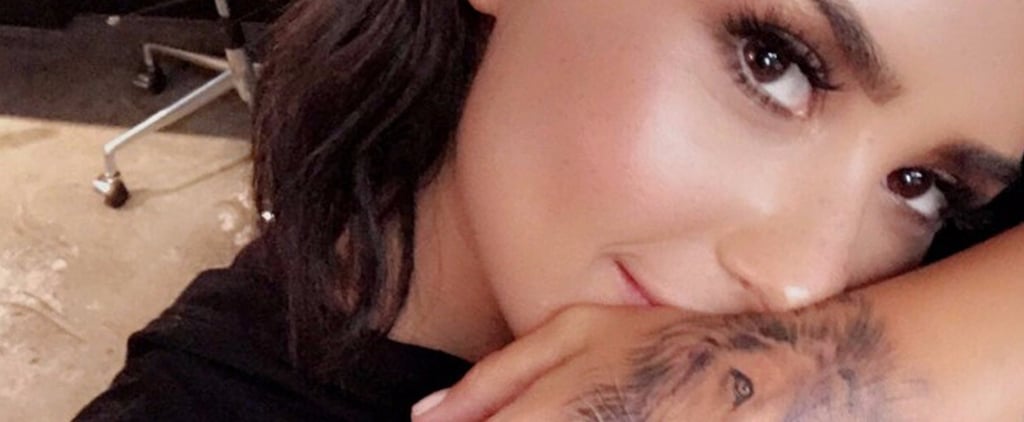 Demi Lovato's Lion Tattoo April 2017