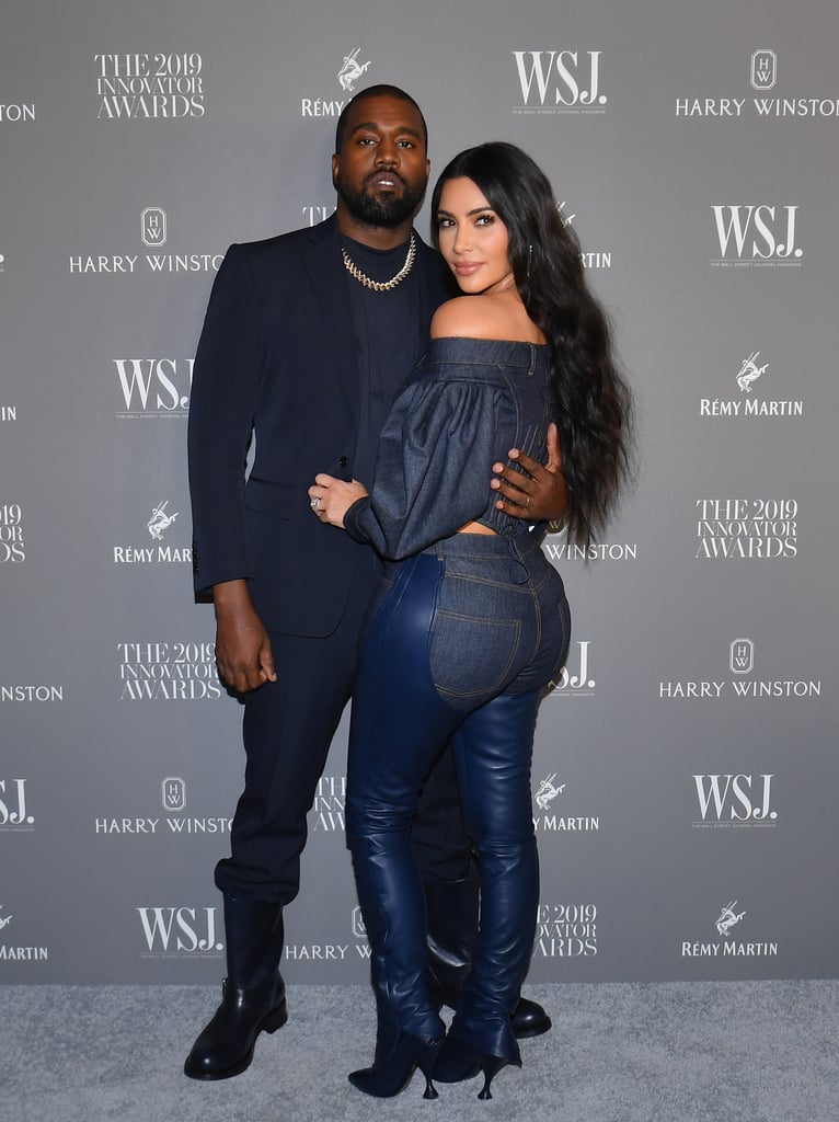 Kim Kardashian and Kanye West at the WSJ Mag 2019 Innovator Awards