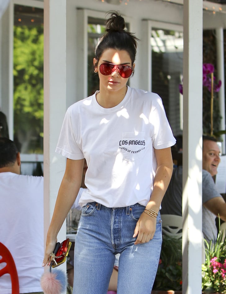 Kendall Jenner Wears Colored Sunglasses | POPSUGAR Fashion Photo 3