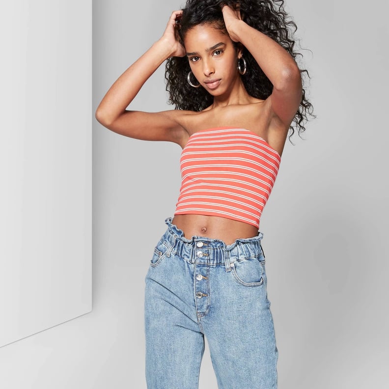 wild fable, Tops, Wild Fable Red Striped Tube Top