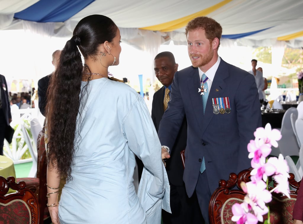 Prince Harry Meeting Rihanna in Barbados 2016