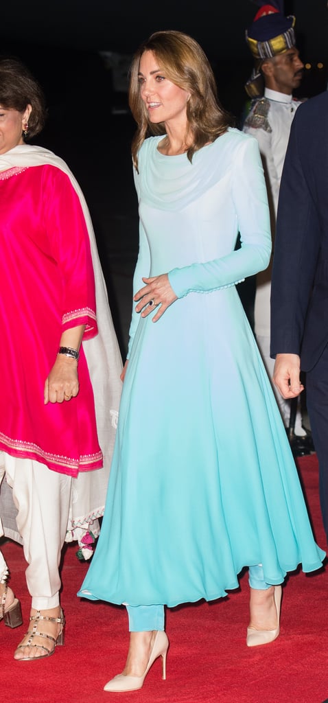 Kate Middleton's Blue Dress Is an Homage to Princess Diana