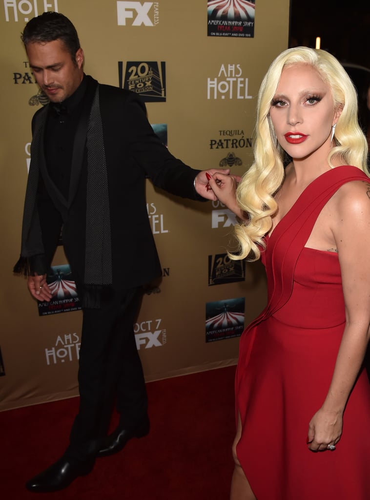 Lady Gaga and Taylor Kinney at AHS Premiere | Pictures