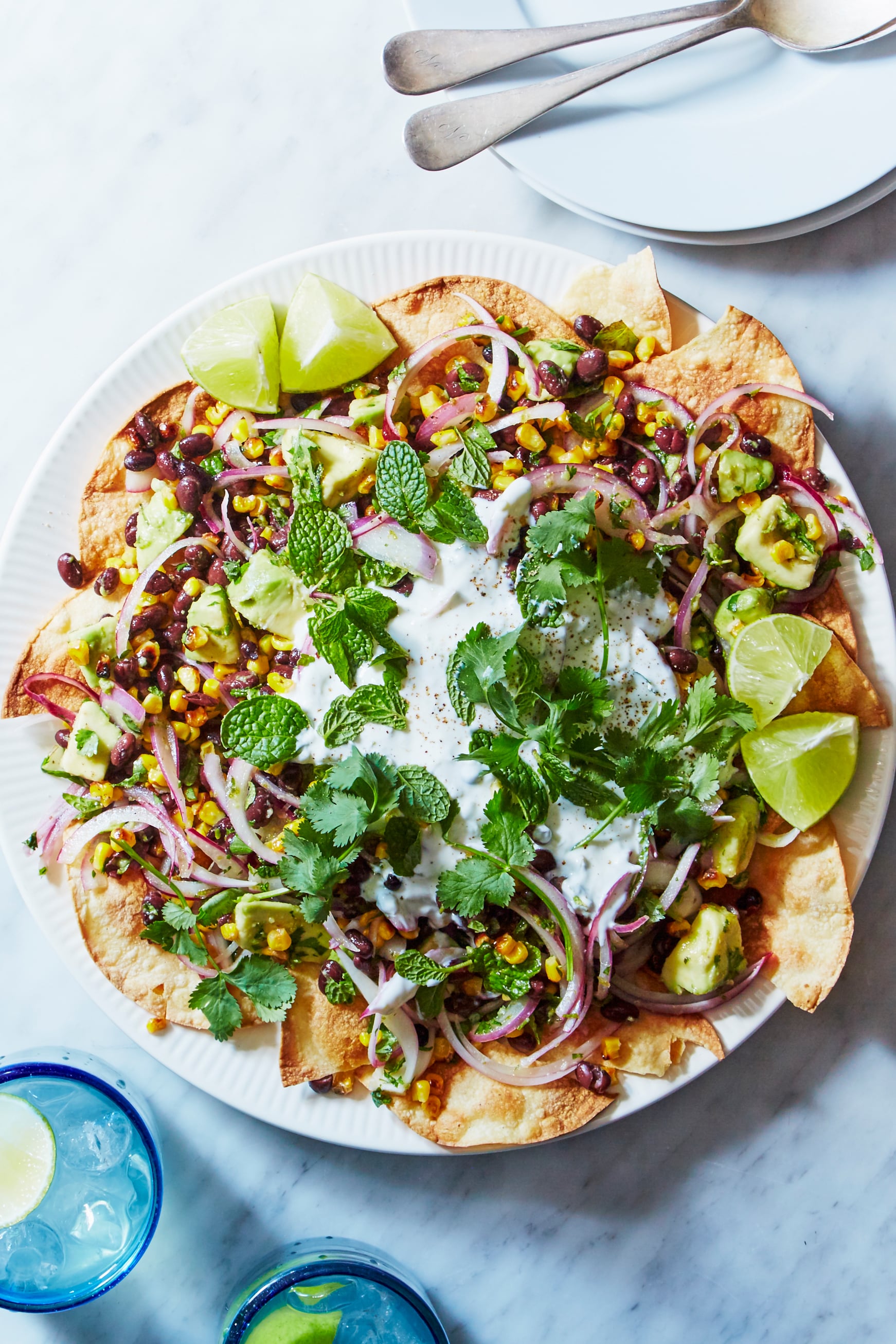 Healthy Dinner Nachos