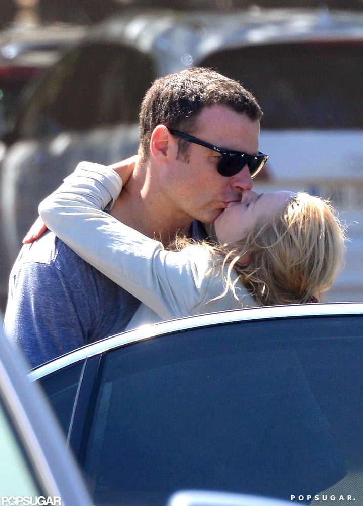 Naomi Watts and Liev Schreiber were spotted sharing a kiss in July 2012 while vacationing in the South of France.