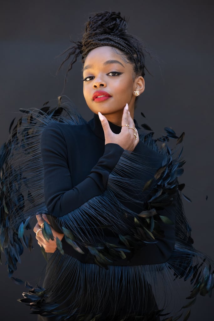 Marsai Martin's Black Dress at the 2021 NAACP Image Awards
