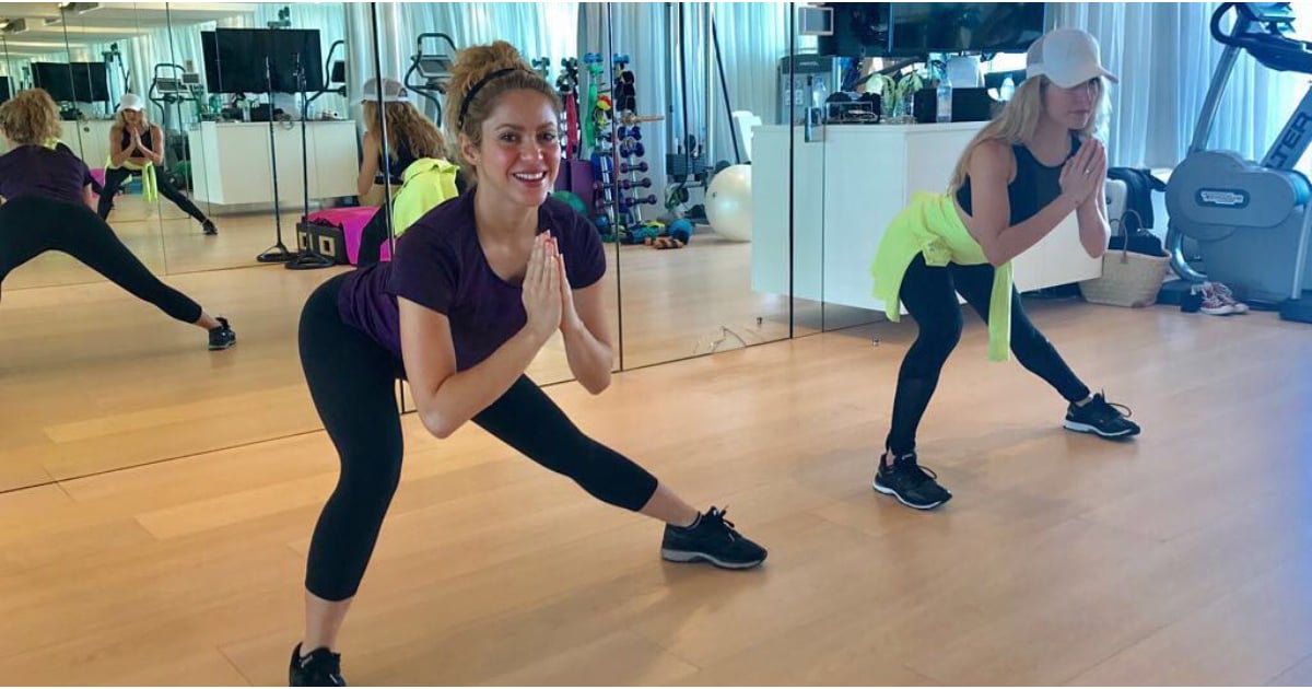 Shakira's Exercise Routine | POPSUGAR Fitness