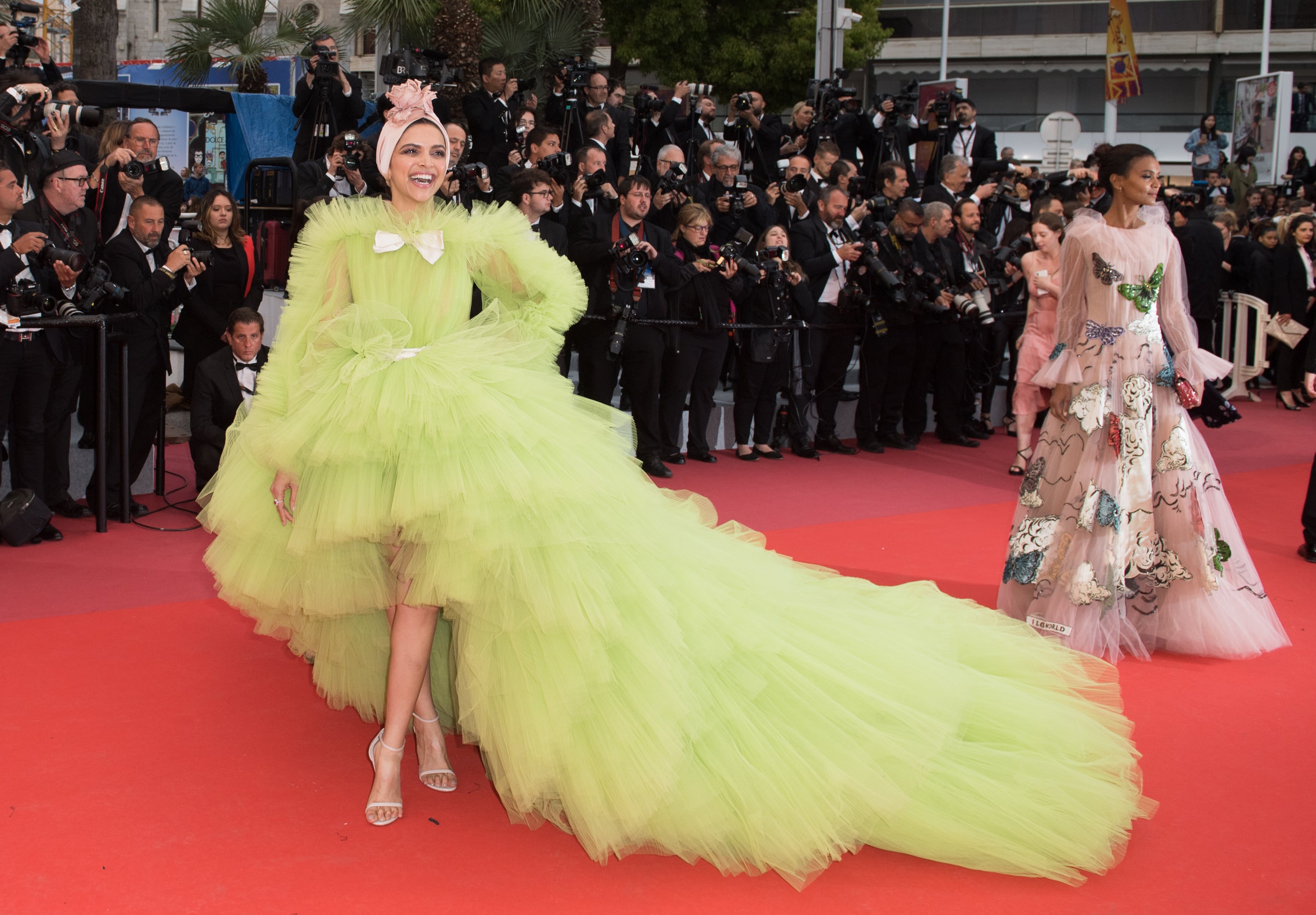 deepika padukone green dress cannes Deepika Padukone