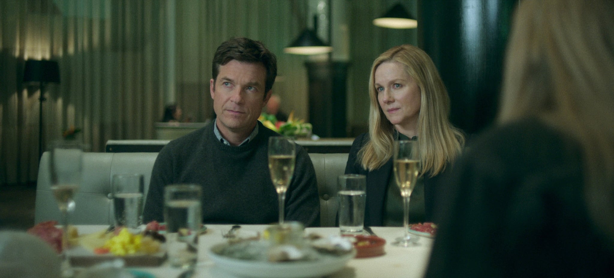 OZARK, from left: Jason Bateman, Laura Linney, 'City on the Make', (Season 4, ep. 403, aired Jan. 21, 2022). photo: Netflix / Courtesy Everett Collection