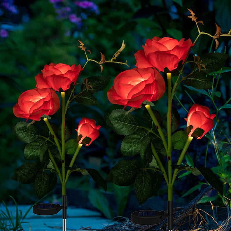 Cool Lighting: Outdoor Rose Solar Decorative Lights