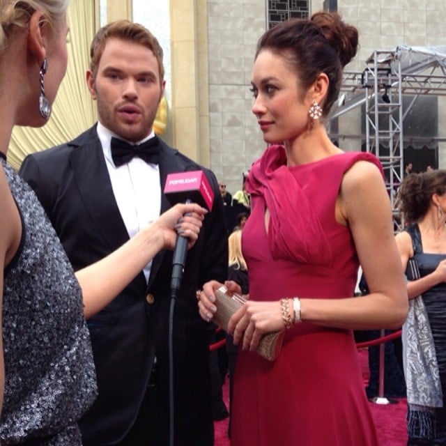 Kellan Lutz filled us in on his eco-friendly ensemble.