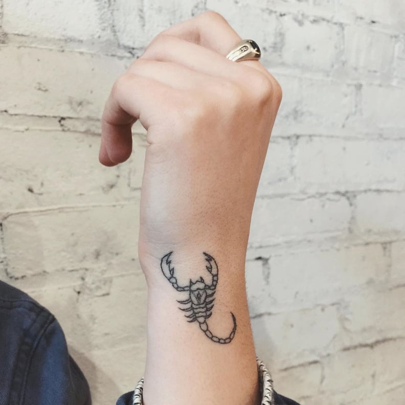 simple scorpion tattoo