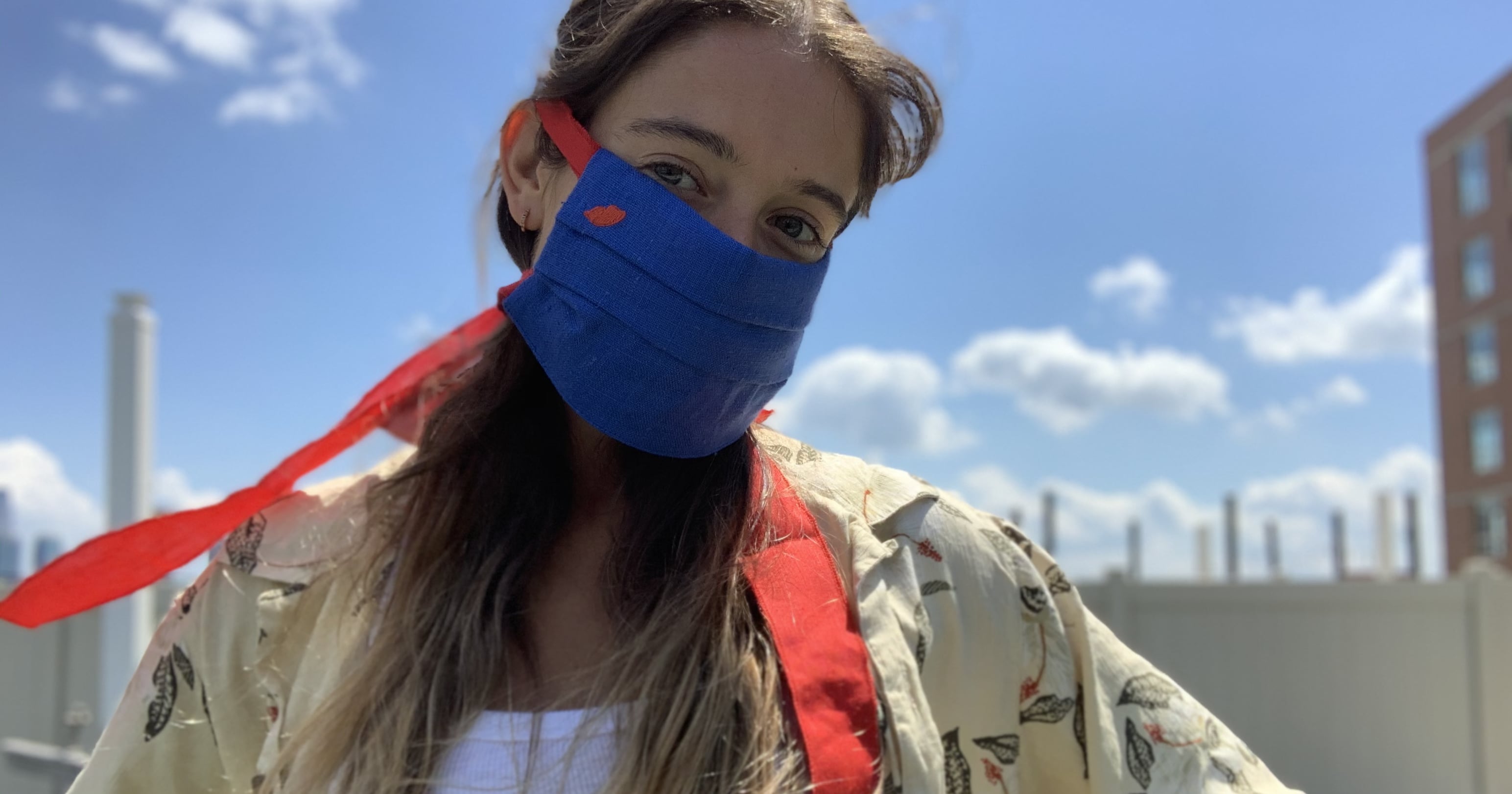 Pretty Clare V. Linen Face Mask Review | PS Fashion
