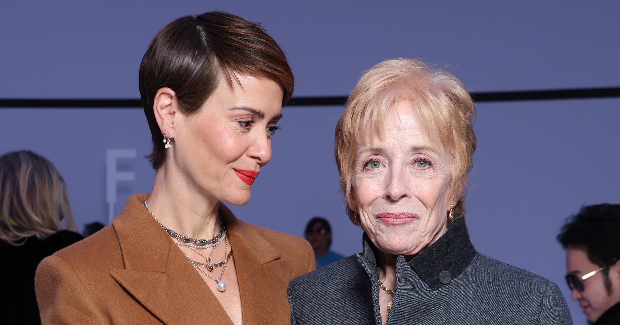 Sarah Paulson and Holland Taylor Conquer Paris Fashion Week Hand in Hand