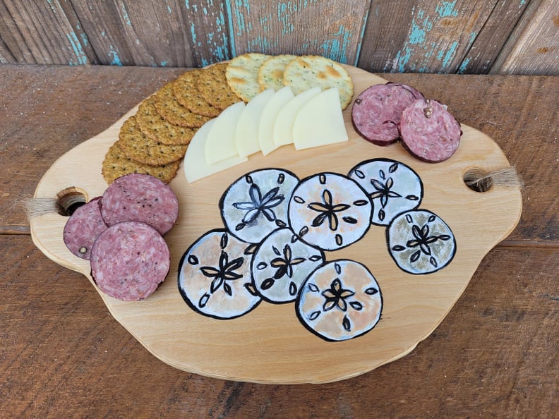 Hand-Carved, Hand-Painted Charcuterie/Bread Board