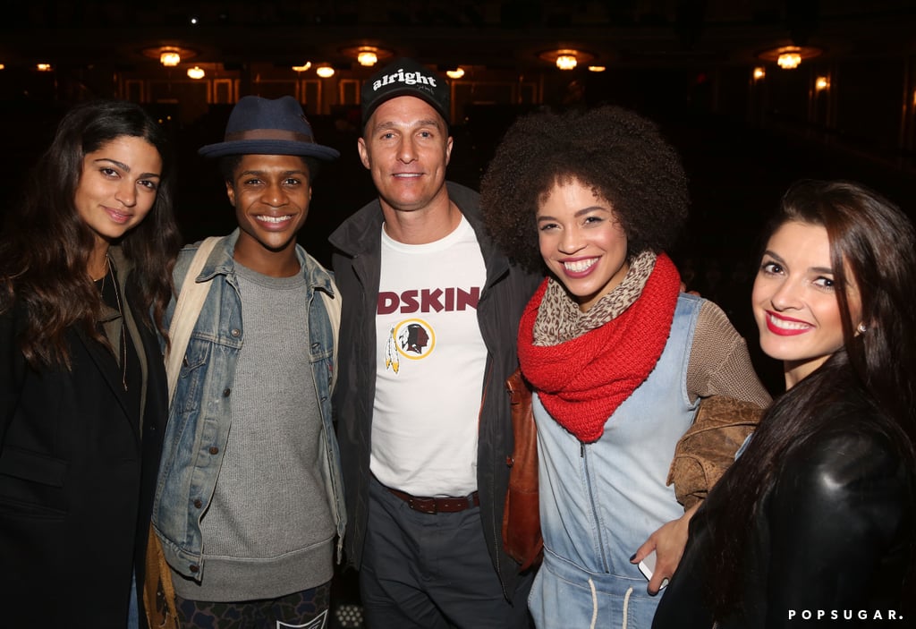 Matthew McConaughey and Camila Alves Visit Broadway 2015