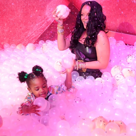 Rihanna and Niece Majesty at Fenty Beauty Event April 2018
