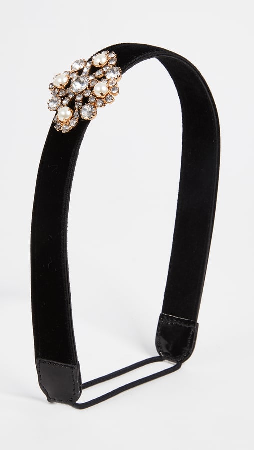 Jennifer Behr Crystal Brooch Headband