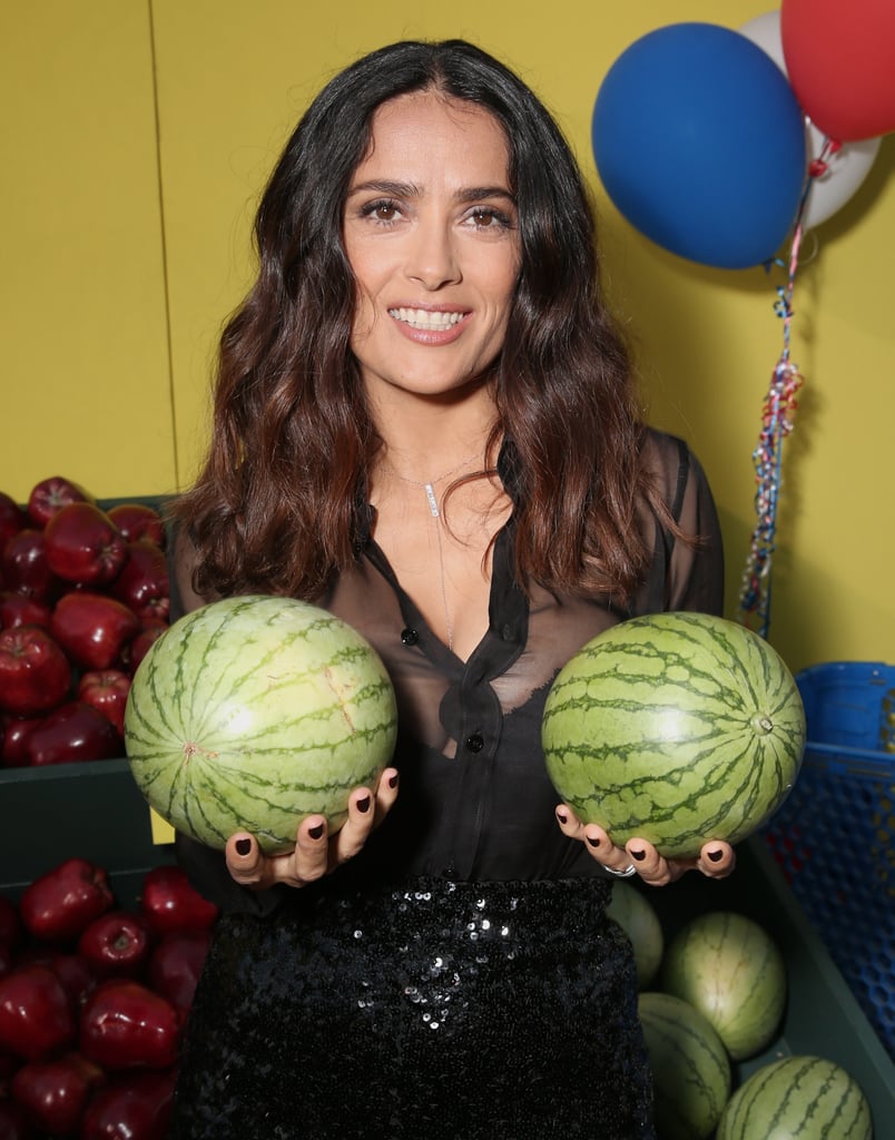 Salma Hayek at the Sausage Party Premiere August 2016