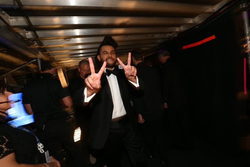 The Weeknd and Bella Hadid at the Grammys 2016