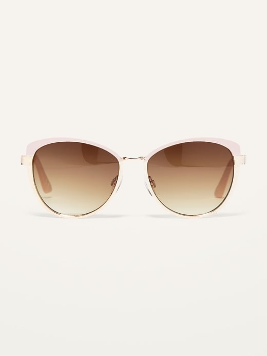 Old Navy Pink/Gold Cat-Eye Sunglasses