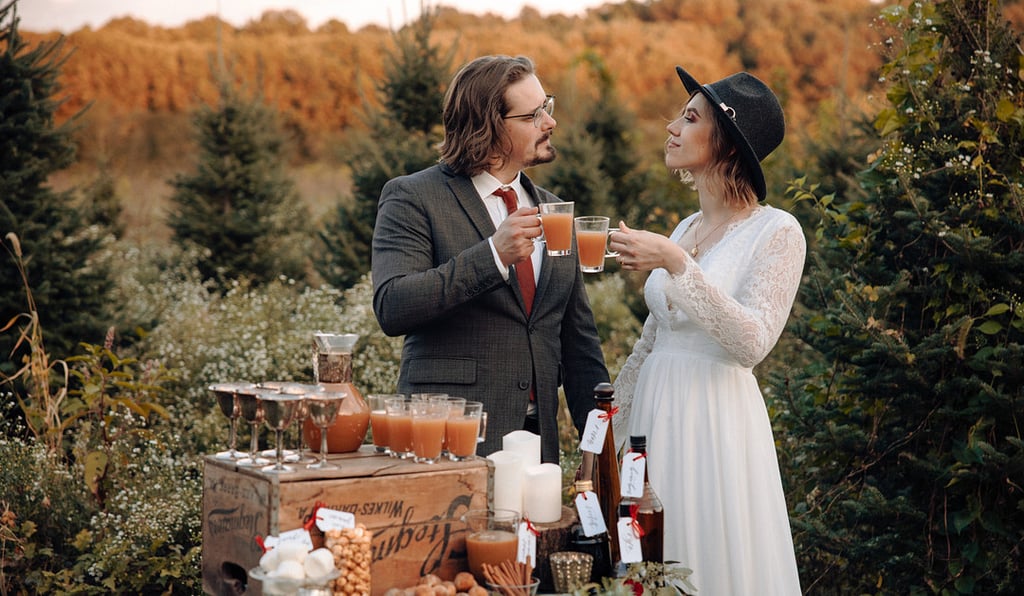 Inspiration For a Rustic Christmas Tree Farm Wedding POPSUGAR Love