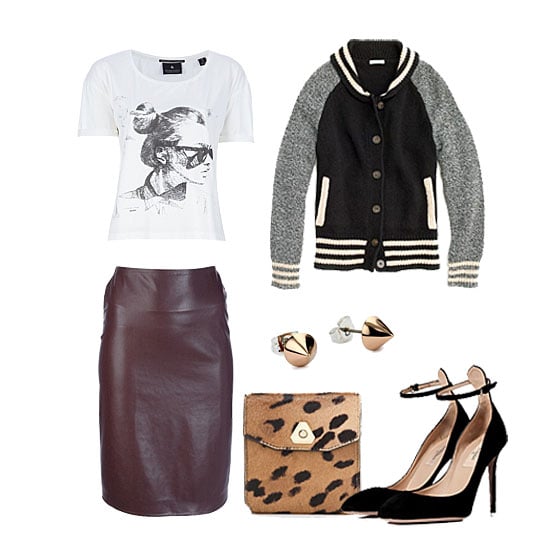 How to Wear a Varsity Jacket Fall 2012 POPSUGAR Fashion