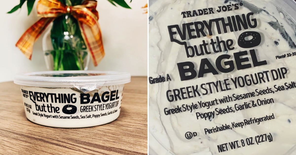 Trader Joe's Everything but the Bagel Greek Yoghurt Dip POPSUGAR Food