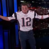 Matt Damon on Jimmy Kimmel Live Dressed as Tom Brady Video