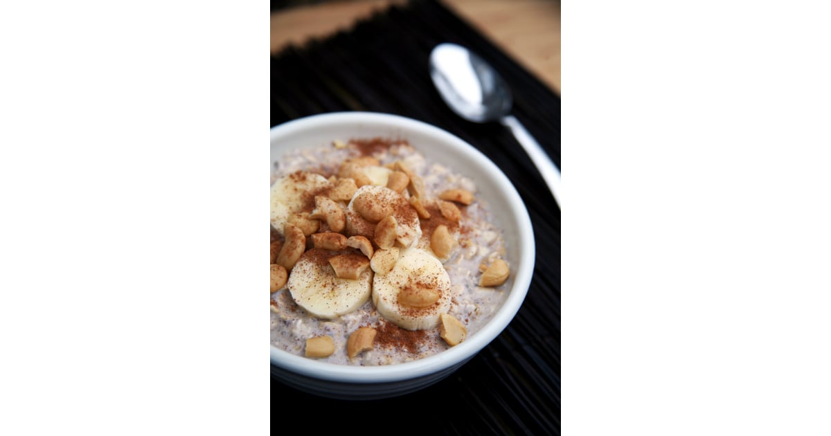 Banana Cashew Overnight Oats Breakfast Recipes to Burn Belly Fat POPSUGAR Fitness UK Photo 18