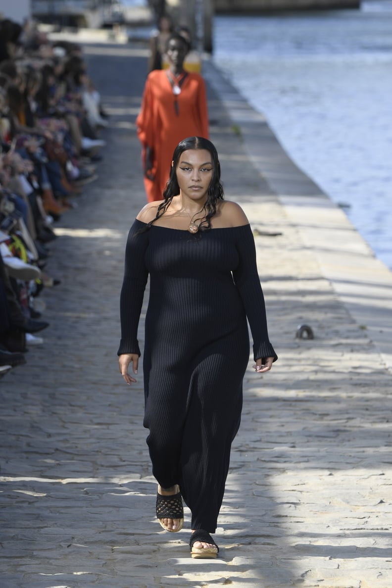 Paloma Elsesser at the Chloé Womenswear Spring/Summer 2022 Show