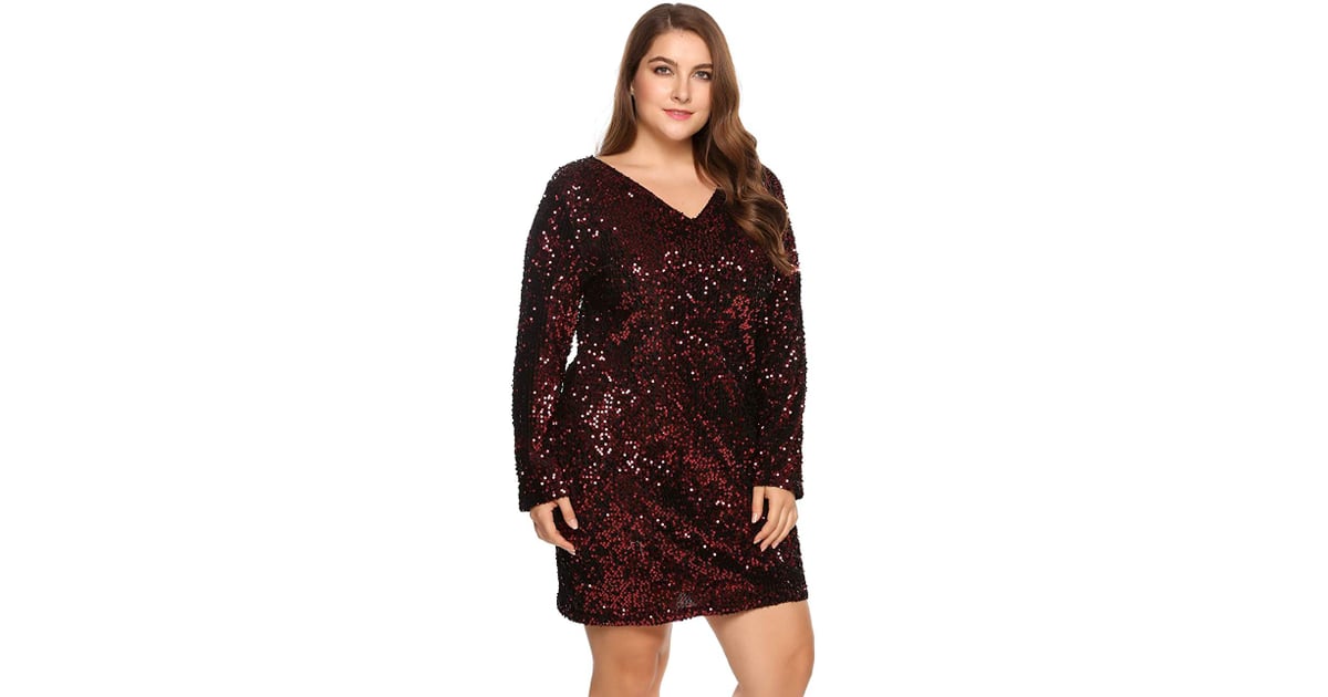 Zeagoo Curve Glitter Sequin Dress The Best Sequined Dresses on Amazon