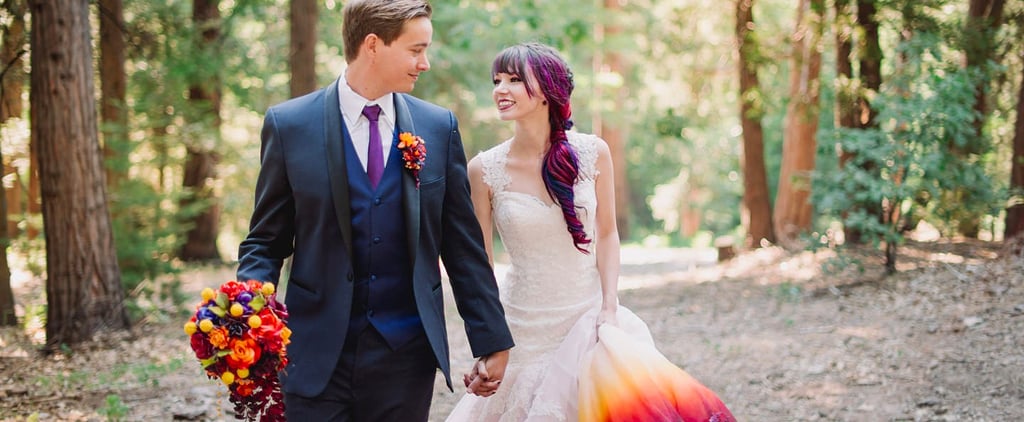 Colorful Ombre Wedding