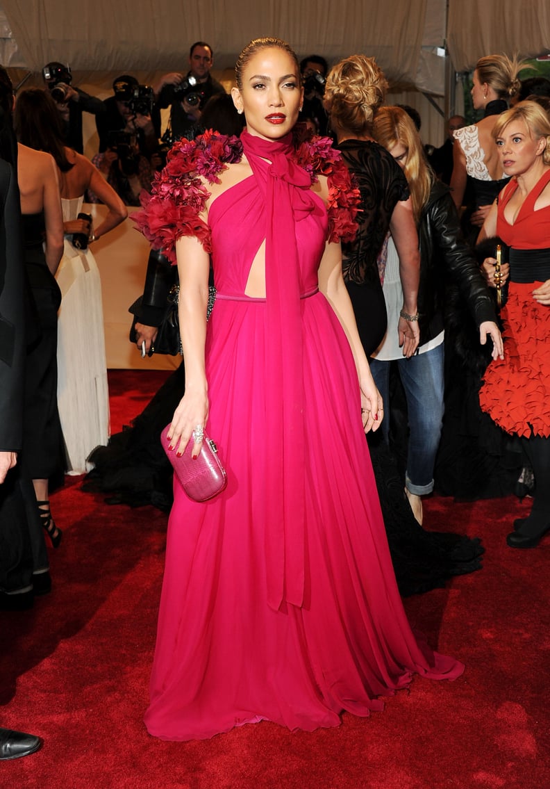 Jennifer Lopez Wearing Gucci to the 2011 Costume Institute Gala