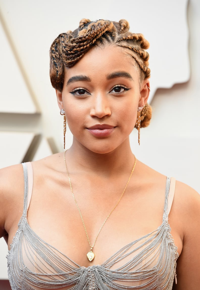 Amandla Stenberg With Finger Wave Braids