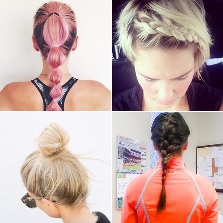 Best Hairstyles For Your Workout Popsugar Fitness
