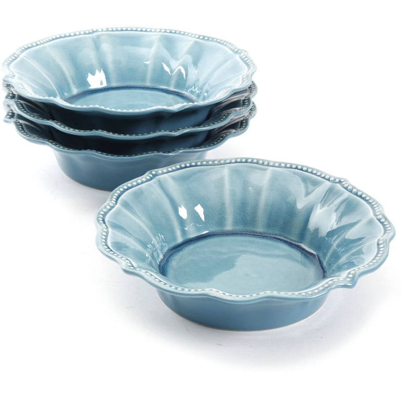 Paige Crackle Glaze Four-Pack Bowls