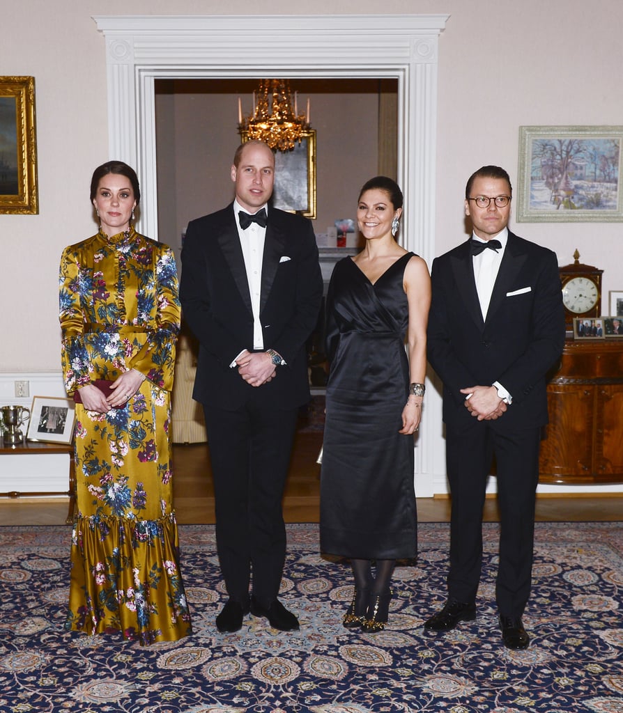 Kate Middleton's Gold Floral Erdem Dress
