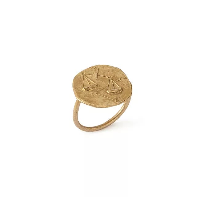 Zodiac Jewellery For Libra: Uncommon Goods Zodiac Ring