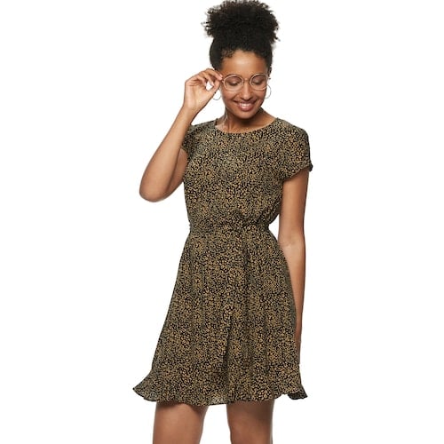 POPSUGAR Print Tie-Waist Dress