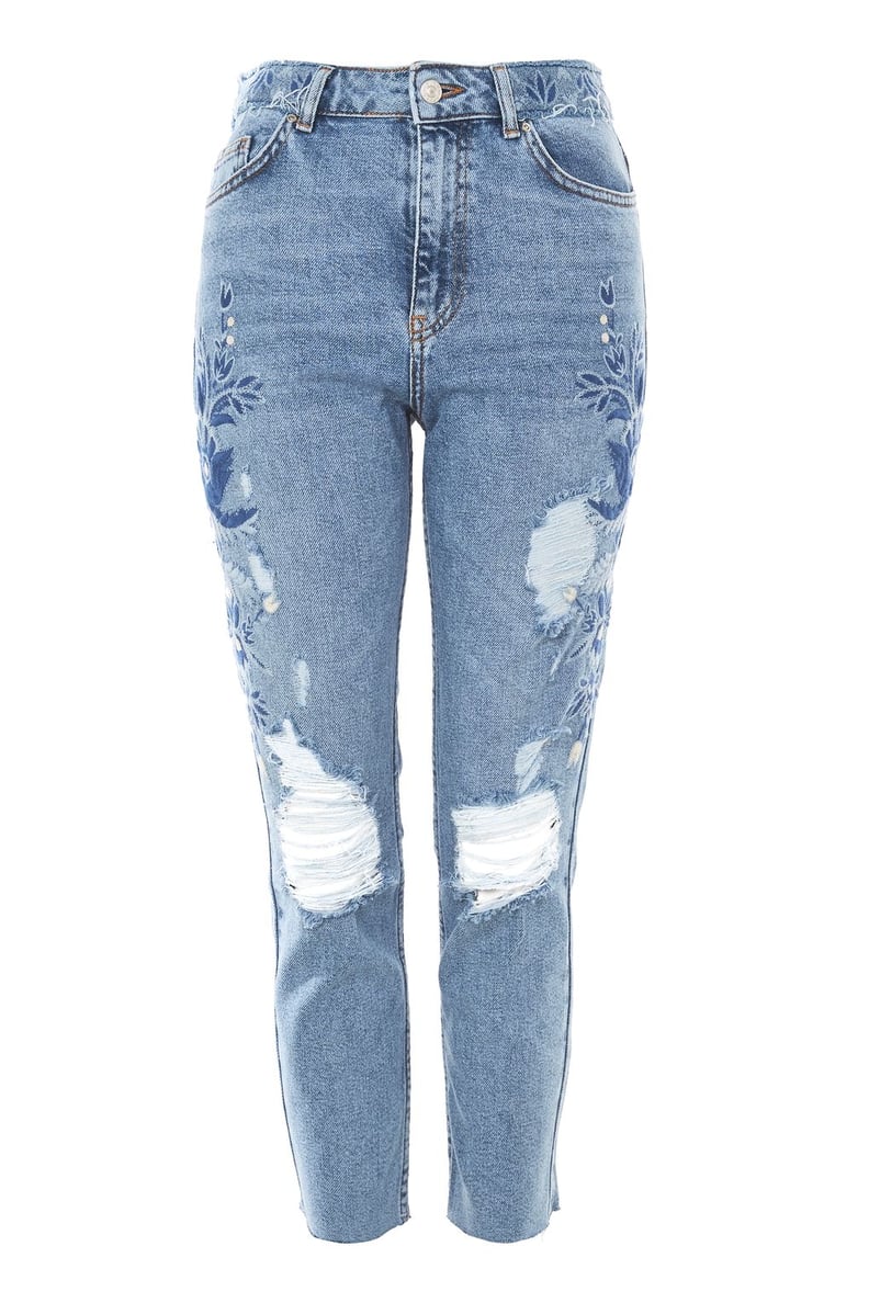 Topshop Moto Straight Leg Jeans