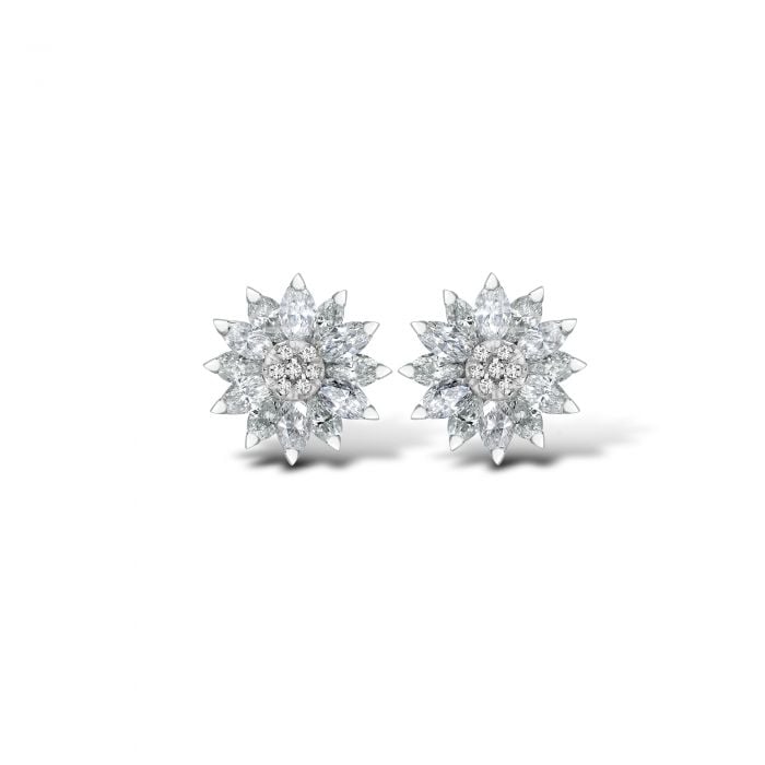 Asprey London Daisy Heritage Earrings