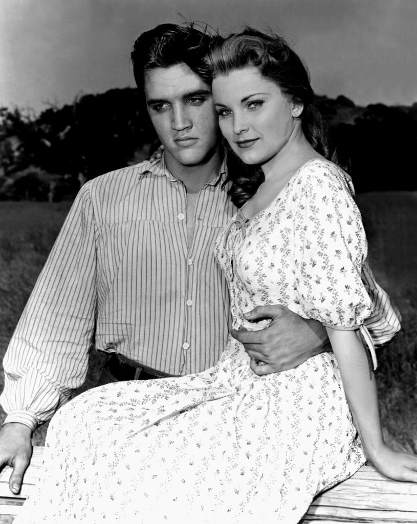 While on the set of Love Me Tender in 1956, Presley and his costar Debra Paget did the whole matching-couple-beauty-look thing so well.